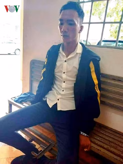 Võ Văn Vương tại cơ quan điều tra.