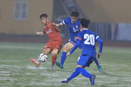 U23 Việt Nam có trận đấu thử nghiệm đầu tiên từ khi hội quân vào ngày 6/3. Ảnh: VFF.