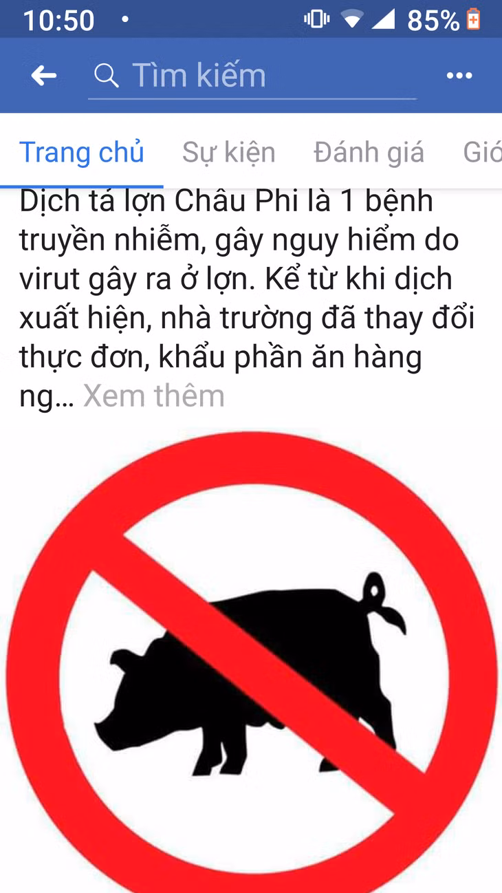 thịt lợn bị loại khỏi thực đơn của một trường học