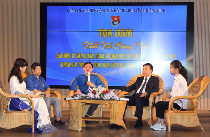 Tọa đàm tuổi trẻ sáng tạo ngày 3/3/2019. 