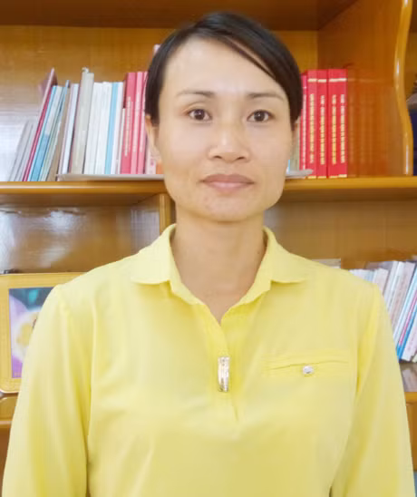 Bí thư, Trưởng thôn 1 xã Điền Công Lê Thị Xuyến.