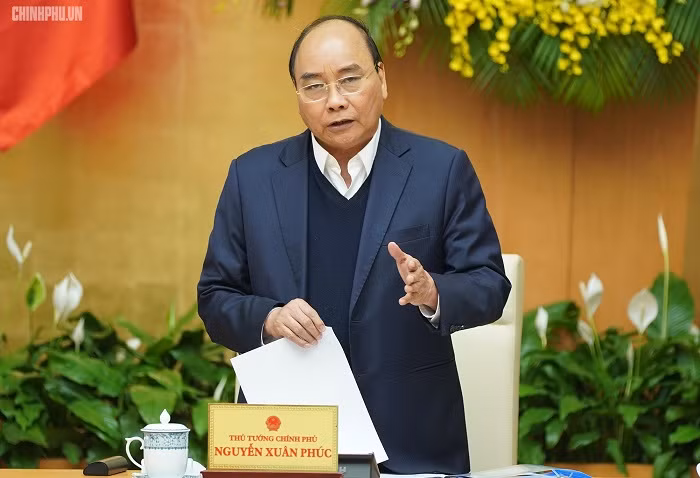 Thủ tướng phát biểu khai mạc phiên họp. Ảnh: VGP/Quang Hiếu