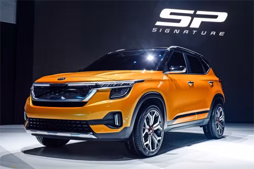 Kia Signatures concept có thể là phiên bản ý tưởng của một mẫu crossover tương lai. Ảnh: Carscoops