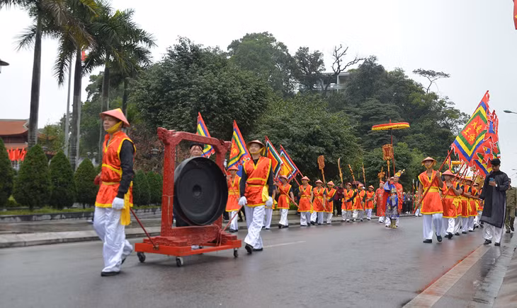 Lễ hội diễn ra long trọng, trang nghiêm.