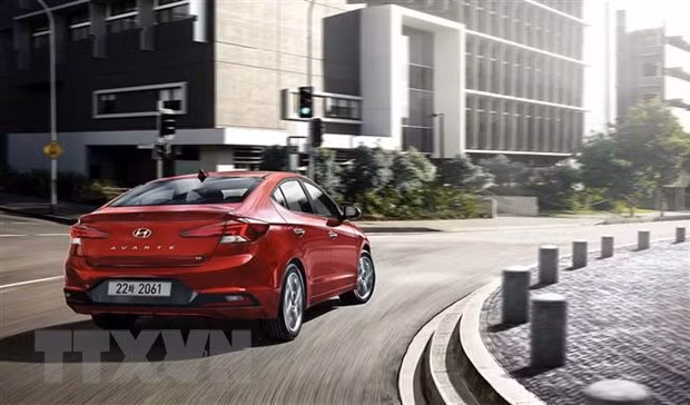 Một mẫu ôtô của hãng Hyundai. (Ảnh: Yonhap/TTXVN)