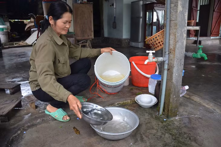bà Vi Thị Bình, thôn Tân Tiến, xã Lê Lợi 