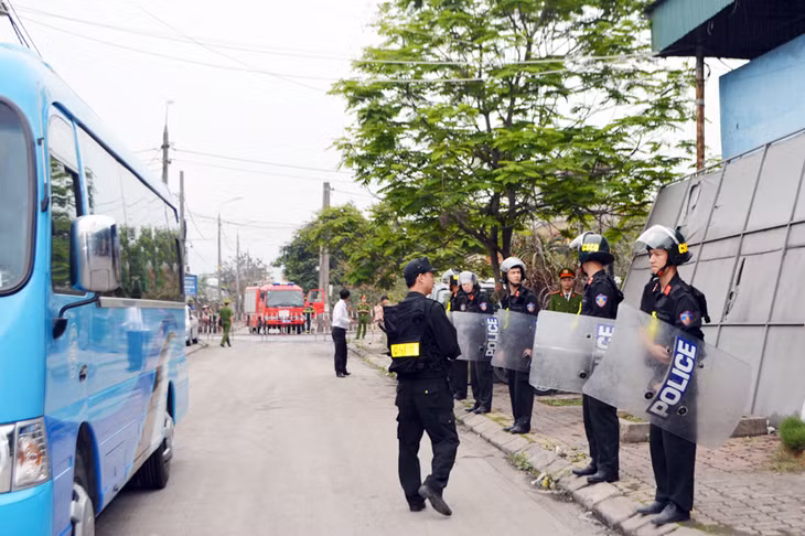 Công tác an ninh được đảm bảo.