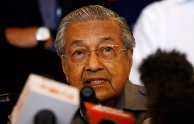 Thủ tướng Malaysia Mahathir Mohammad. Ảnh: Reuters