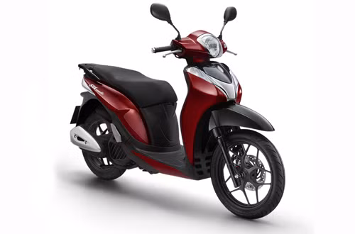 Đỏ đậm - một trong hai màu mới của SH Mode 125.