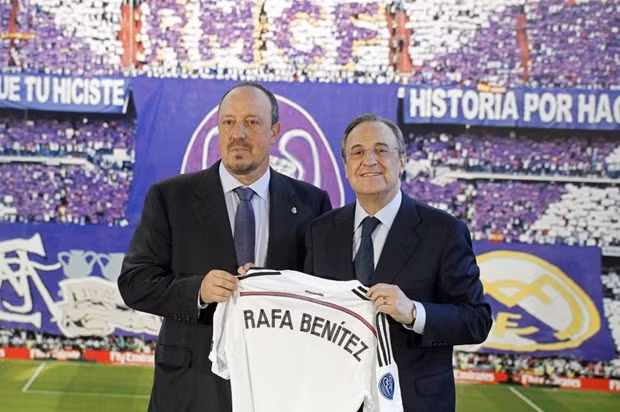  Chủ tịch Perez sẽ bảo vệ HLV Benitez. Ảnh: Internet.