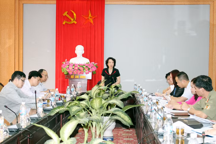Đồng chí Phó chủ tịch UBND tỉnh kết luận tại buổi làm việc 