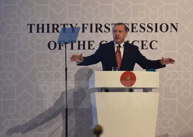  Tổng thống Thổ Nhĩ Kỳ Recep Tayyip Erdogan. (Nguồn: THX/TTXVN)