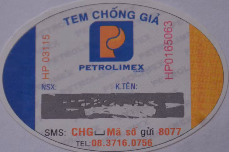 Tem chống hàng giả tích hợp 3 công nghệ