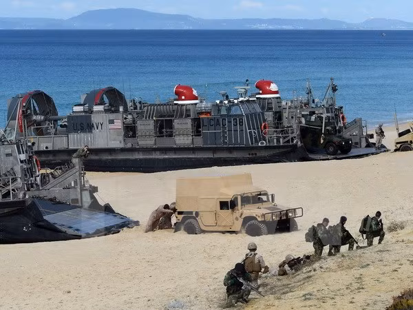 Binh sỹ Mỹ tham gia một cuộc tập trận. (Nguồn: AFP/TTXVN)