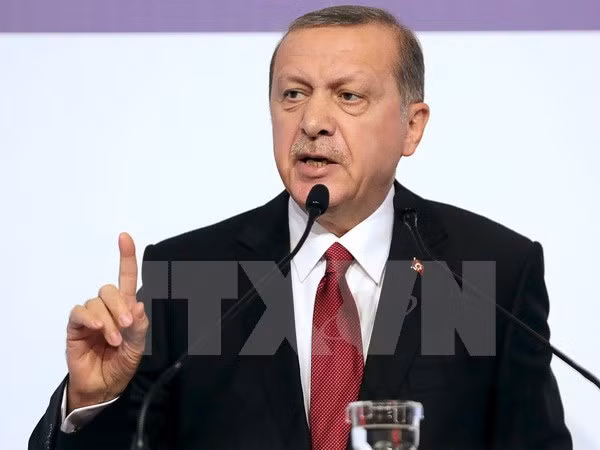 Tổng thống Thổ Nhĩ Kỳ Tayyip Erdogan. (Nguồn: AFP/TTXVN)