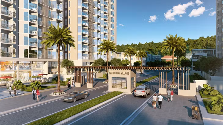 Được thiết kế và lựa chọn vật liệu xây dựng gần gũi với thiên nhiên, Green Bay Village sẽ mang lại một cuộc sống xanh cho cư dân.