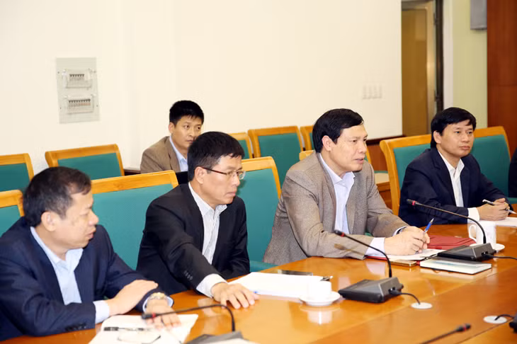 Đồng chí Nguyễn Đức Long, Chủ tịch UBND tỉnh kết luận buổi làm việc.