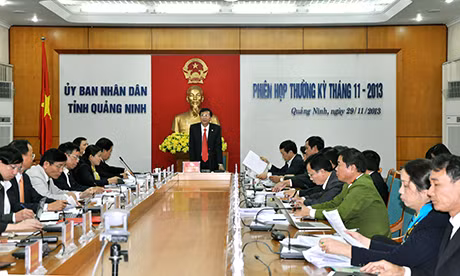Đồng chí Nguyễn Văn Đọc, Chủ tịch UBND tỉnh kết luận phiên họp.