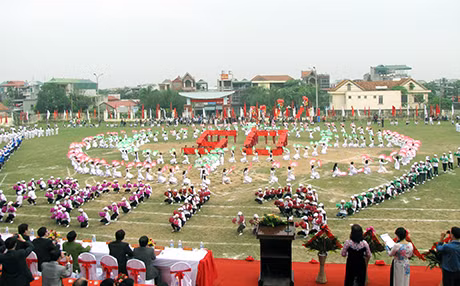 Màn đồng diễn với chủ đề 