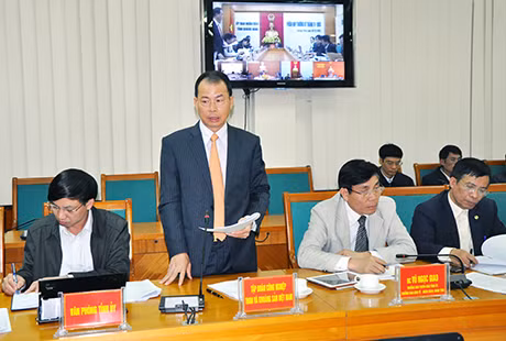 Lãnh đạo Tập đoàn Công nghiệp than khoáng sản báo cáo về tình hình sản xuất kinh doanh của ngành Than