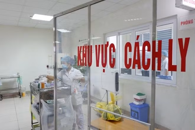 Khu vực cách ly điều trị bệnh nhân mắc COVID-19. (Ảnh: SKĐS)