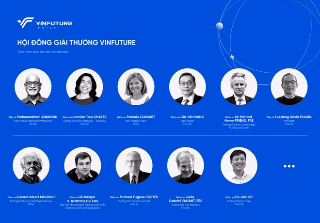 Vingroup ra mắt giải thưởng toàn cầu VINFUTURE D.H