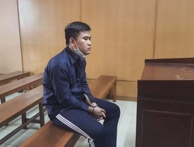 Bị cáo Kim Thanh Bình tại tòa sáng 23/12