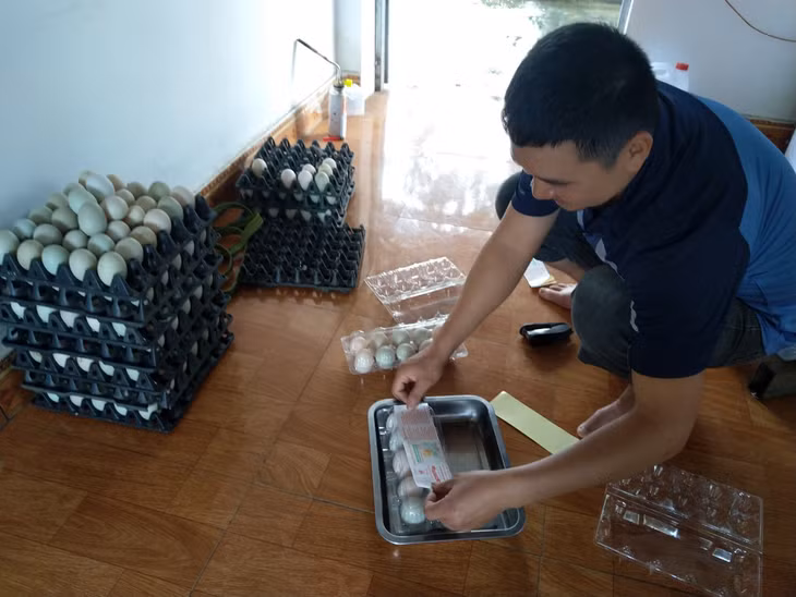  Anh Đào Duy Khương, thôn 2, xã Quảng Chính, huyện Hải Hà, được các cấp HND hỗ trợ in ấn bao bì sản phẩm OCOP 
