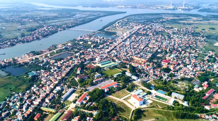 Một góc TX Quảng Yên hôm nay.