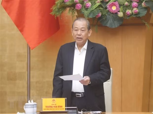 Phó Thủ tướng Thường trực Chính phủ Trương Hòa Bình làm Trưởng ban. (Ảnh: Doãn Tấn/TTXVN)