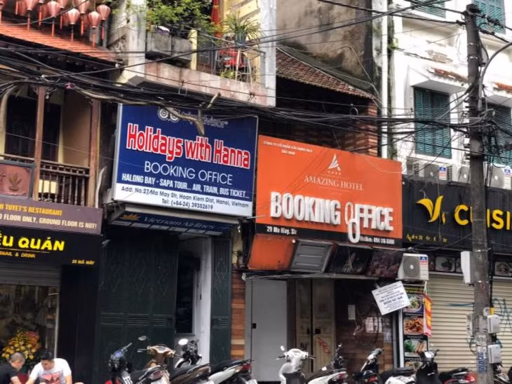 Nhiều hãng lữ hành tại Hà Nội đóng cửa vì không có khách. Nguồn: VTC