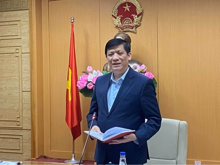 Bộ trưởng Nguyễn Thanh Long phát biểu tại Hội nghị. Ảnh: VGP/Thuý Hà