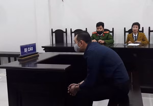 Bị cáo Thắng tại phiên xử.