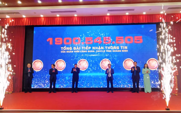 Khai trương tổng đài tiếp nhận thông tin của đoàn viên, người lao động.