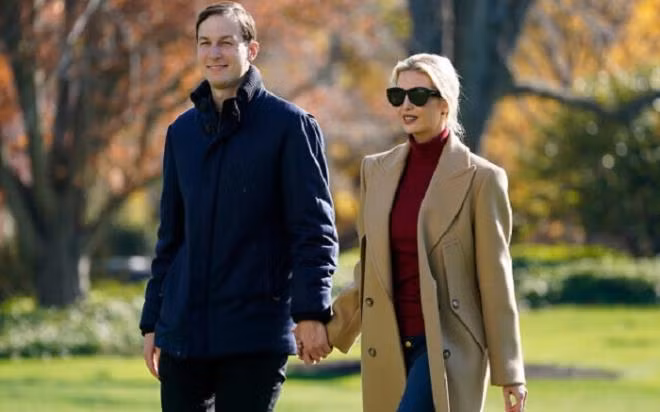 Vợ chồng Ivanka Trump-Jared Kushner. (Ảnh: Reuters)