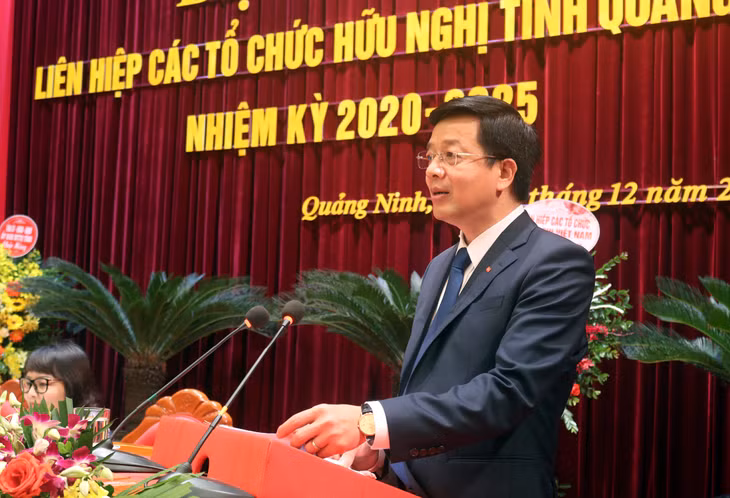 Nguyễn Văn Hồi, Trưởng Ban Dân vận Tỉnh ủy, Phó Chủ tịch HĐND tỉnh, Chủ tịch Ủy ban MTTQ tỉnh phát biểu tại Đại hội.
