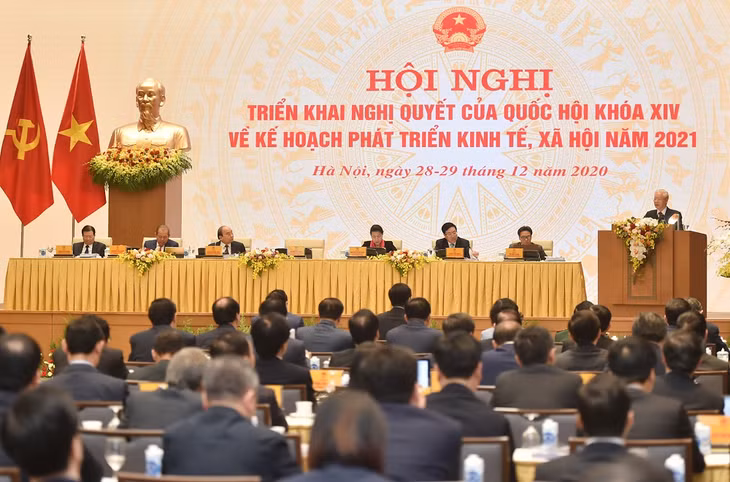Hội nghị Chính phủ với các địa phương. Ảnh: VGP
