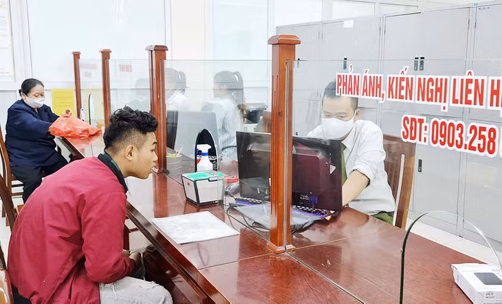 Trung tâm cấp CCCD có gắn chíp điện tử đặt tại Trụ sở Công an tỉnh mới được nâng cấp, đưa vào sử dụng.