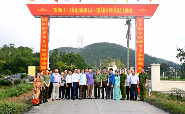 Khánh thành cổng chào thôn 2 xã Quảng La.
