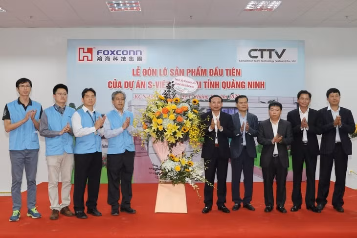 Foxconn khởi động cho sản xuất công nghệ cao tại khu kinh tế tập trung ven biển Uông Bí – Quảng Yên.