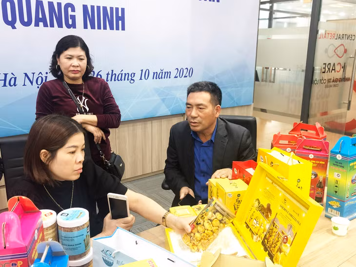 Doanh nghiệp trên địa bàn tỉnh đưa sản phẩm của đi quảng bá, giới thiệu và bày bán tại thị trường Hà Nội.