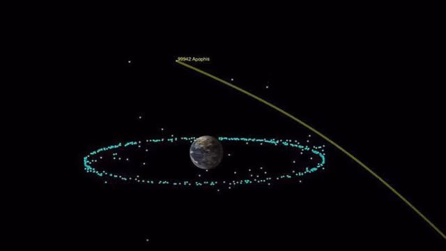 Tiểu hành tinh Apophis được phát hiện lần đầu tiên vào năm 2004. (Ảnh: NASA)