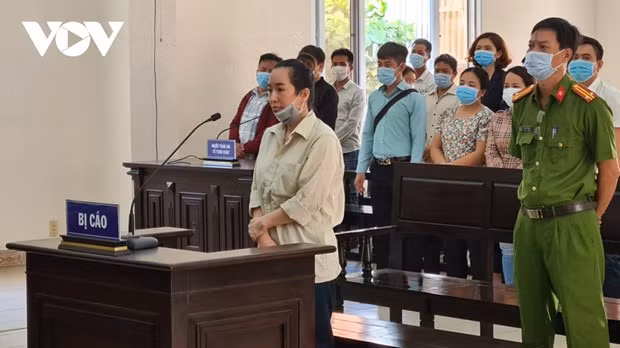 Bị cáo Trương Thị Cao Thảo. (Nguồn: VOV)
