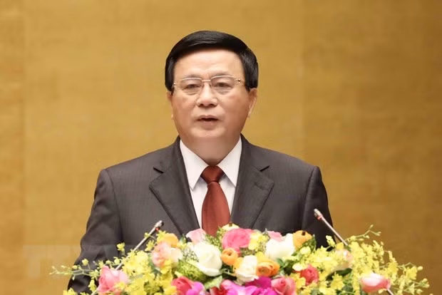 Giáo sư, Tiến sỹ Nguyễn Xuân Thắng, Ủy viên Bộ Chính trị, Giám đốc Học viện Chính trị quốc gia Hồ Chí Minh. (Ảnh: Phương Hoa/TTXVN)