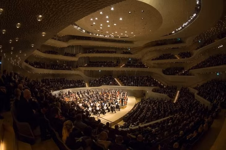 Rạp hát Elbphilharmonie, Hamburg, Đức.