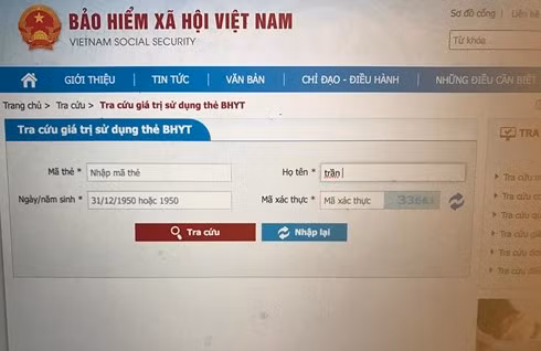 Chủ thẻ BHYT có thể tra cứu thông tin trên cổng điện tử của BHXH.
