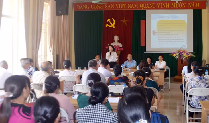 Quang cảnh tại hội nghị tuyên truyền.