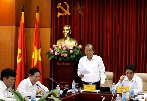 Phó Thủ tướng thường trực Chính phủ Trương Hòa Bình kết luận Hội nghị