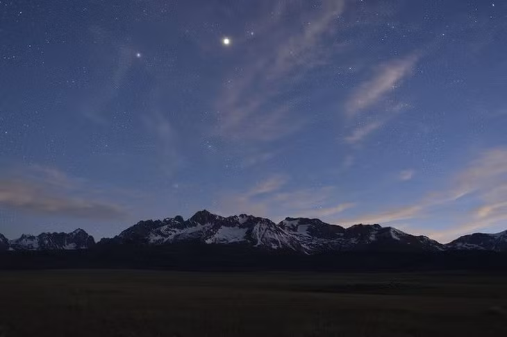 Khu bảo tồn bầu trời đêm trung tâm bang Idaho, Hoa Kỳ.