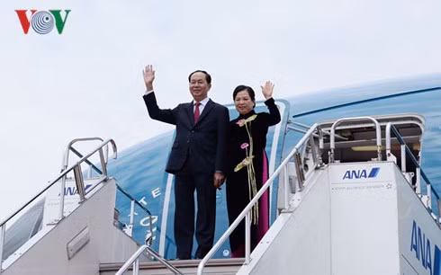 Chủ tịch nước Trần Đại Quang và Phu nhân.